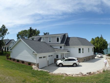 Carved into hillside