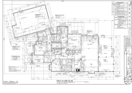 Master Set - 1st Floor Plan example