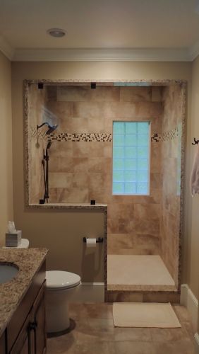 Glass block is a good fit