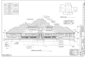 Transitional styled residence