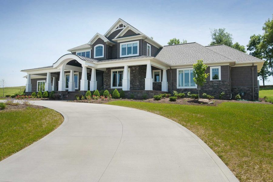 Transitional styled residence